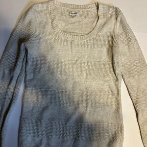 Old Navy Women's Striped Cream Sweater